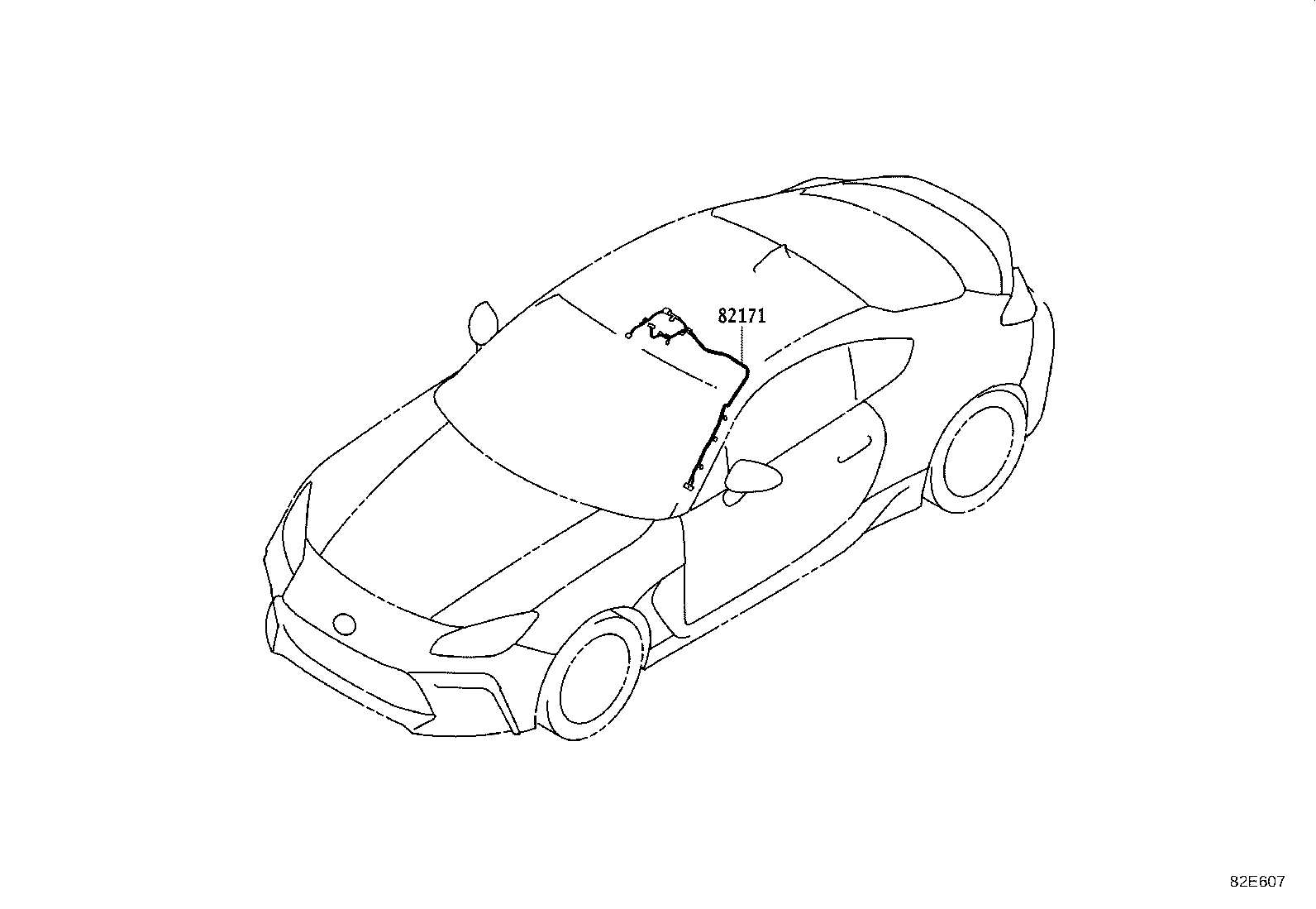 SU003-09325 WIRE, LUGGAGE ROOM, NO.1 product image