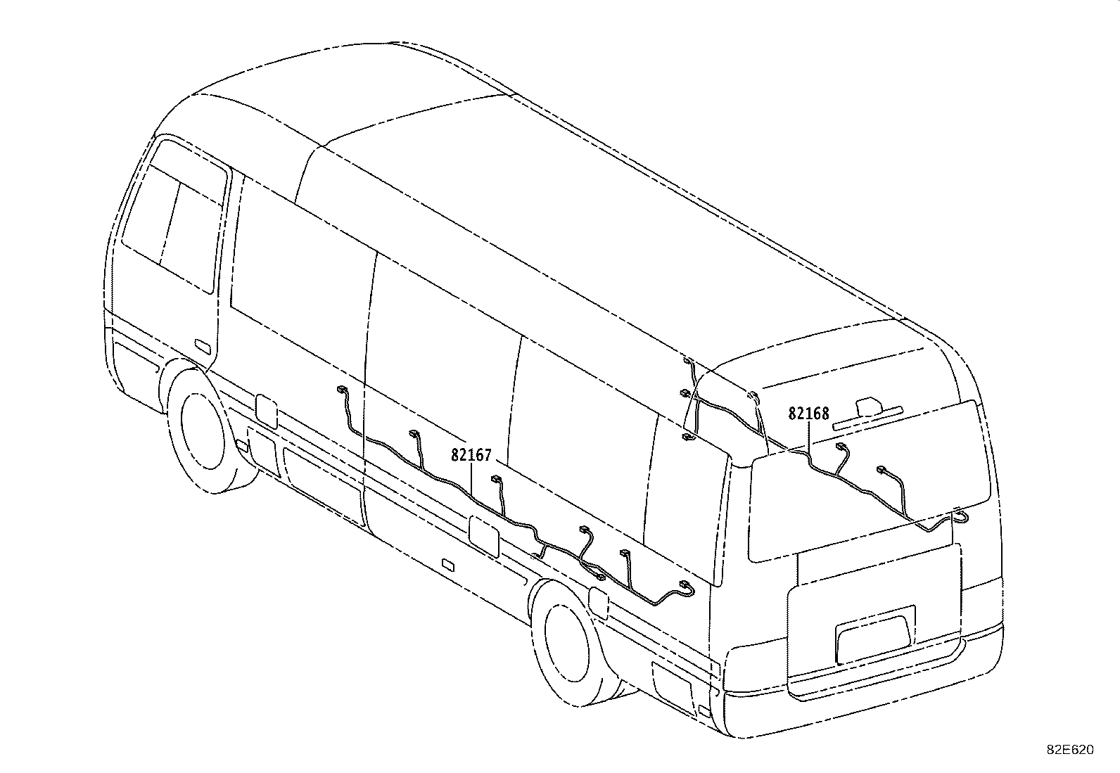 82712-28230 SUPPORT, WIRING HARNESS product image