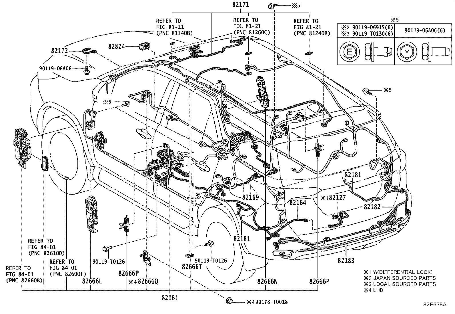 82142-KKC40 WIRE, INSTRUMENT PANEL, NO.2 product image