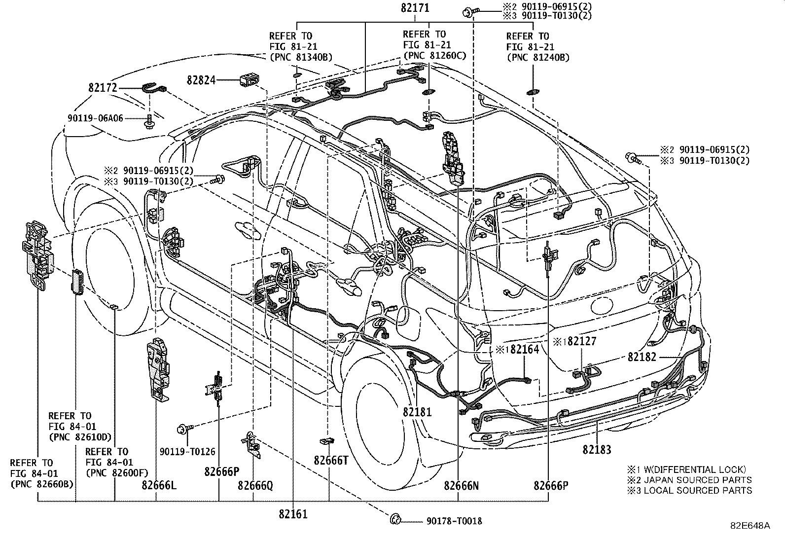 82142-KKC80 WIRE, INSTRUMENT PANEL, NO.2 product image