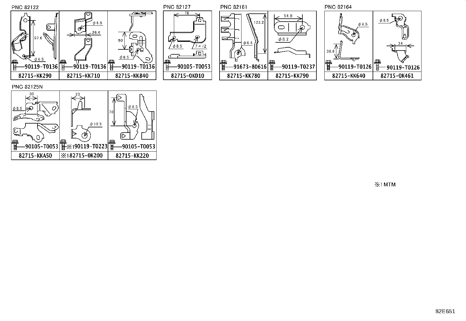 82142-KKC80 WIRE, INSTRUMENT PANEL, NO.2 product image