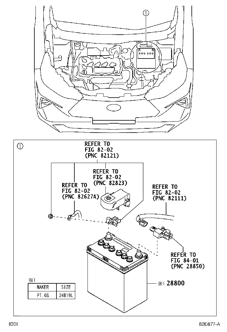 Toyota 28800-BZ301 BATTERY