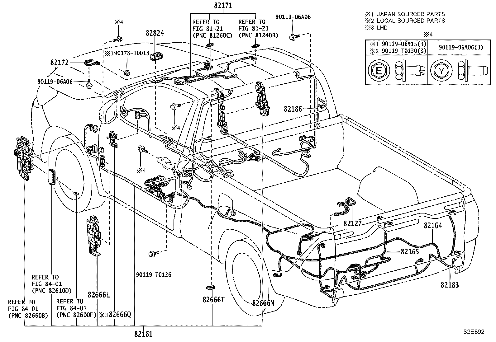 82164-KKF80 WIRE, FRAME product image