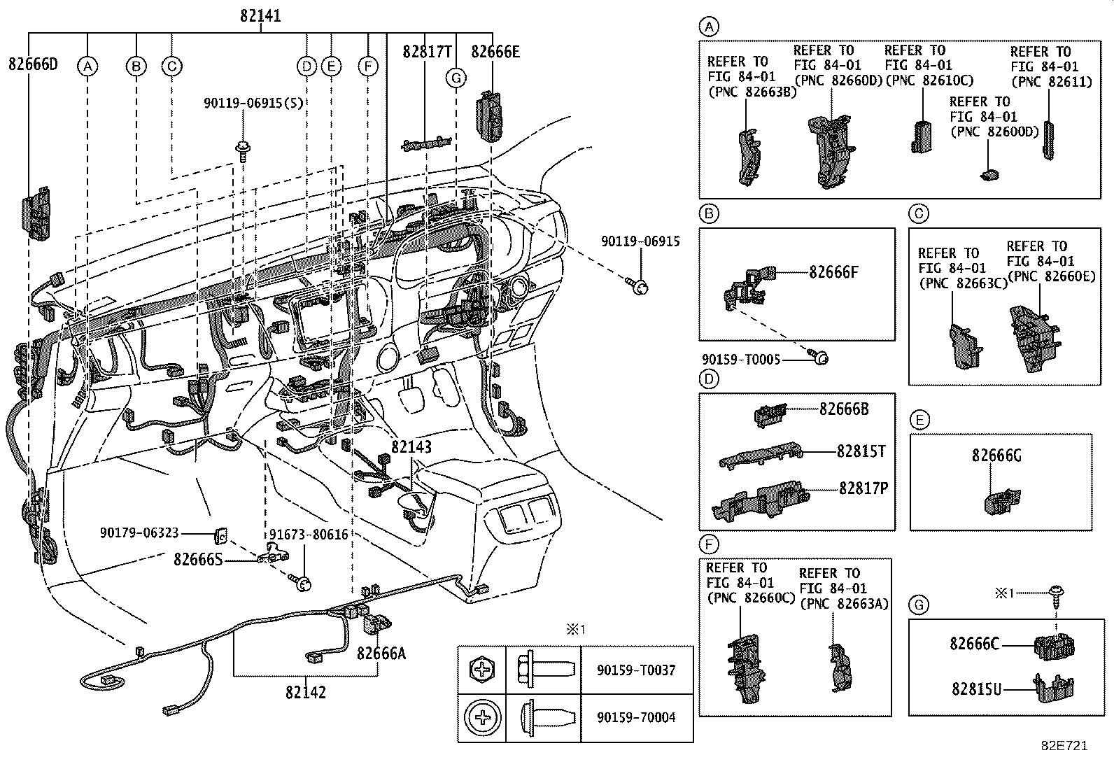 82164-KKR50 WIRE, FRAME product image