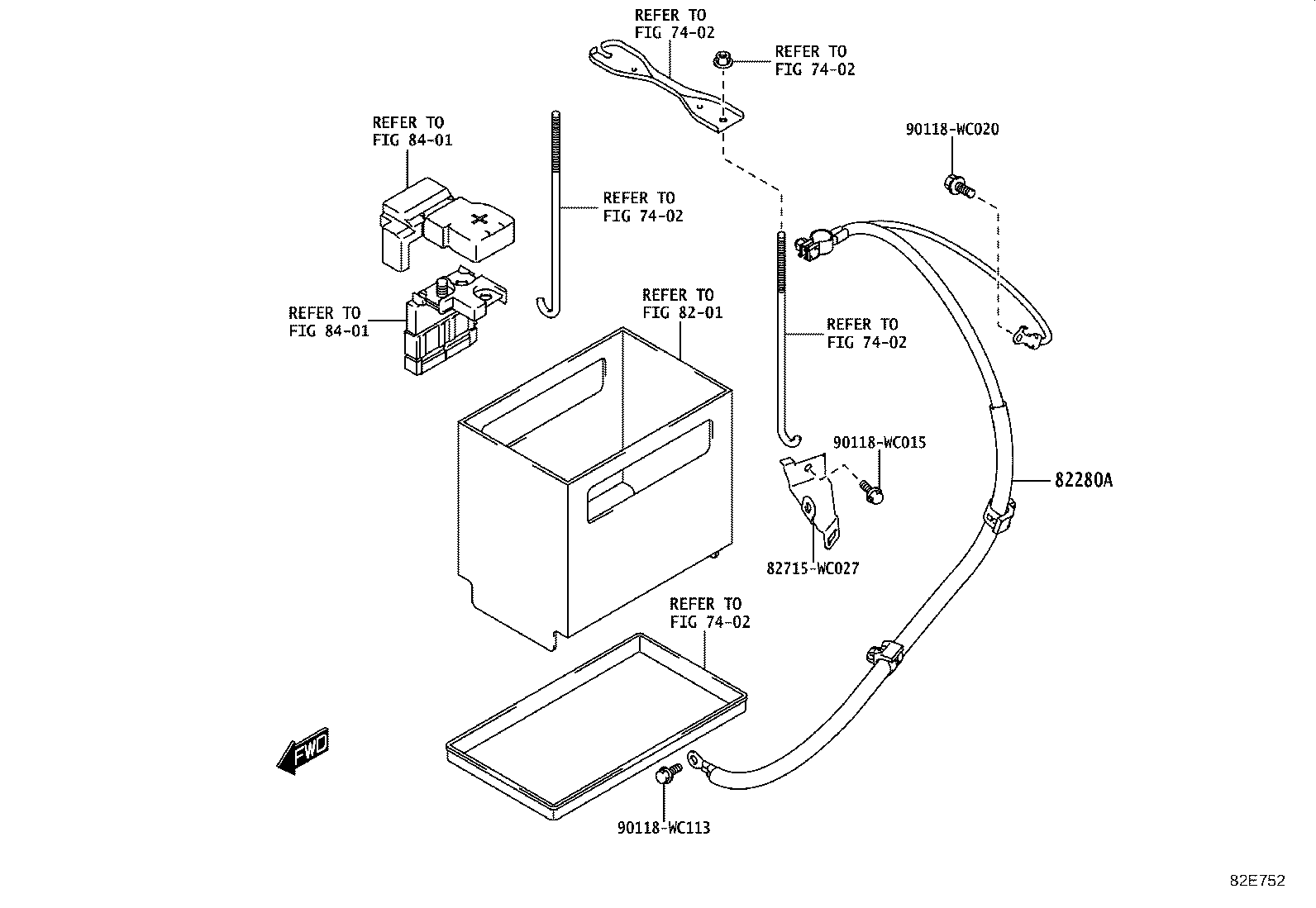 82151-WC014 WIRE, FRONT DOOR, LH product image
