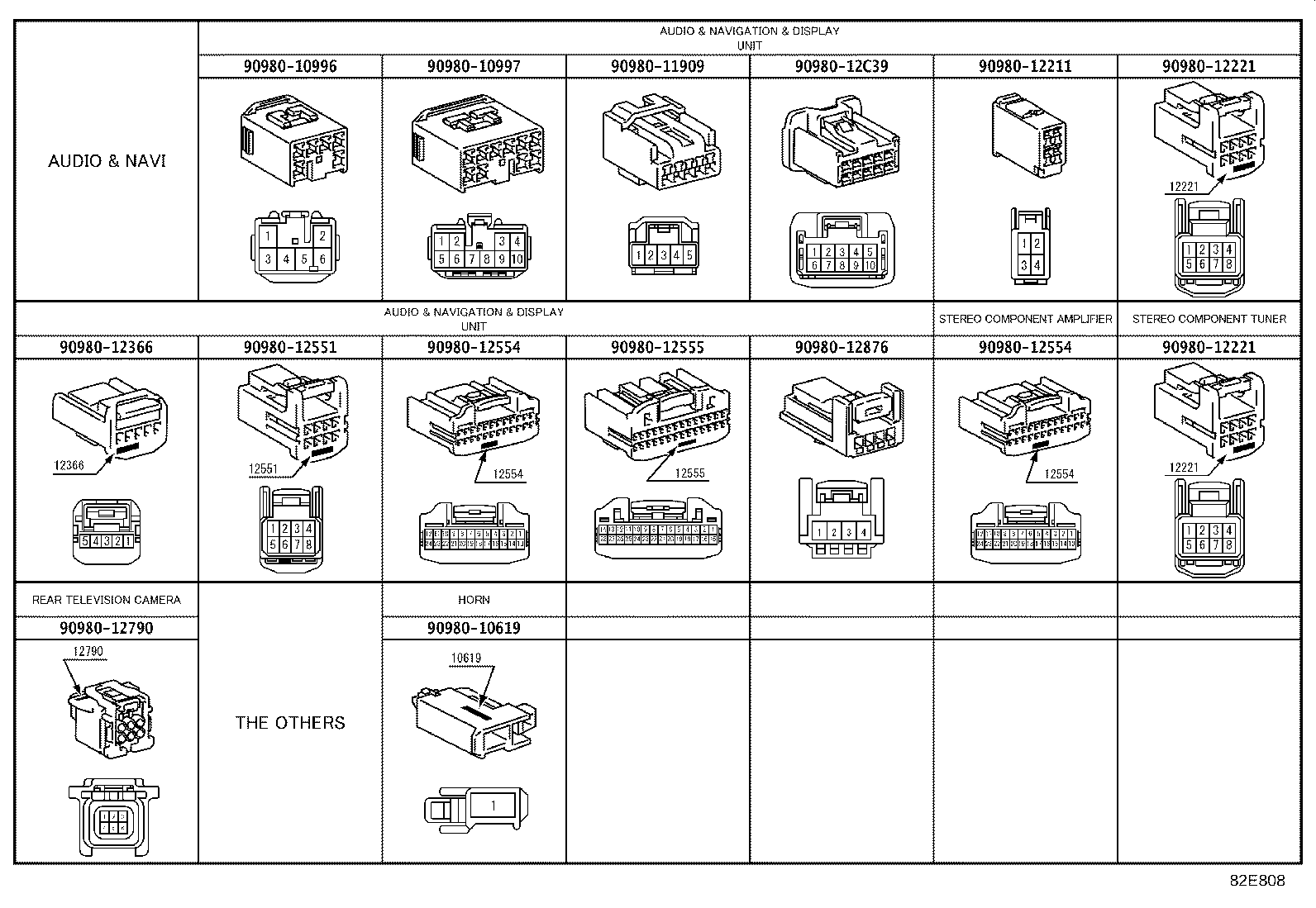 82191-62050 WIRE, FRONT SEAT, RH product image