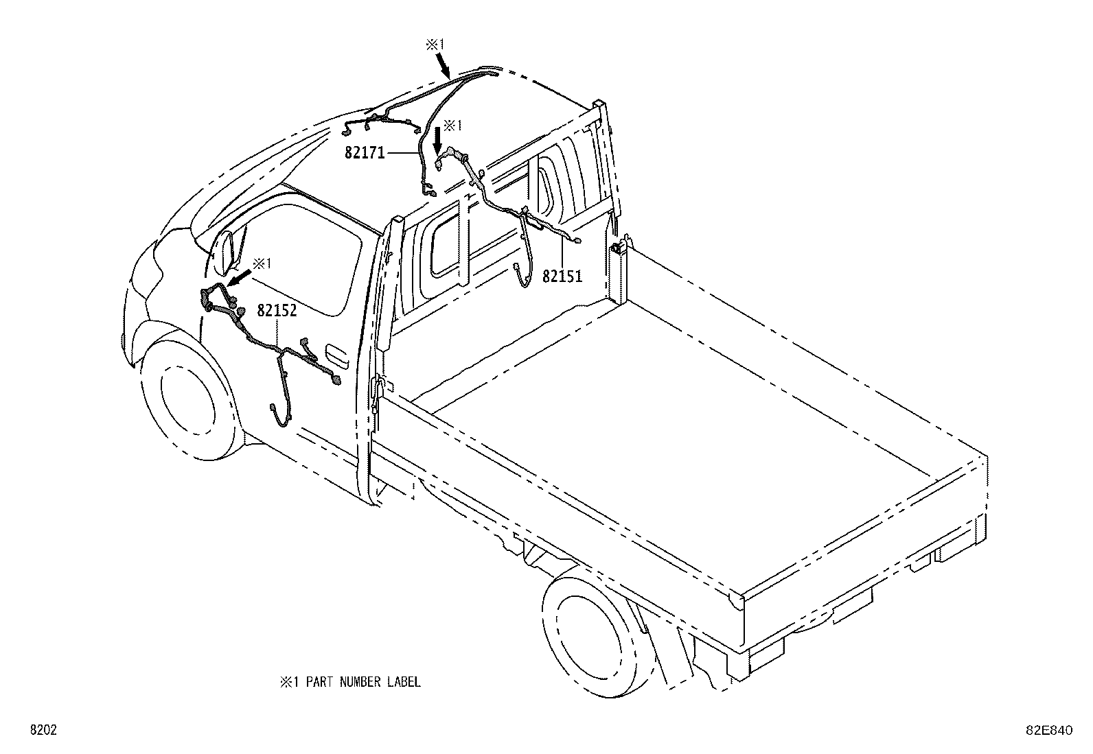 82121-BZK80 WIRE, ENGINE product image