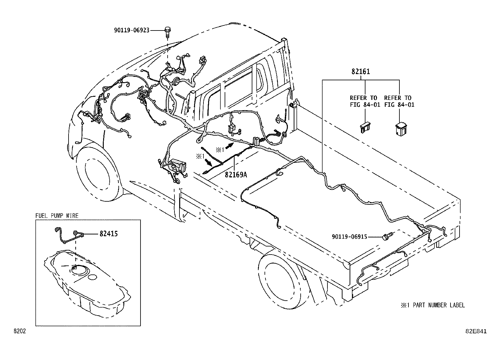 82121-BZK80 WIRE, ENGINE product image