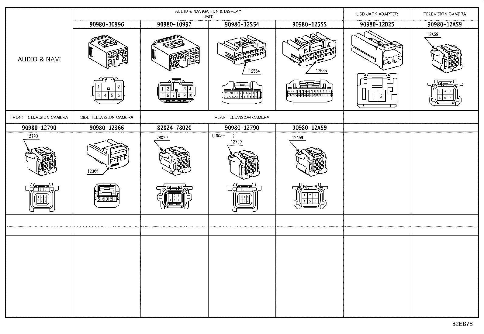 82122-0E080 WIRE, ENGINE, NO.2 product image