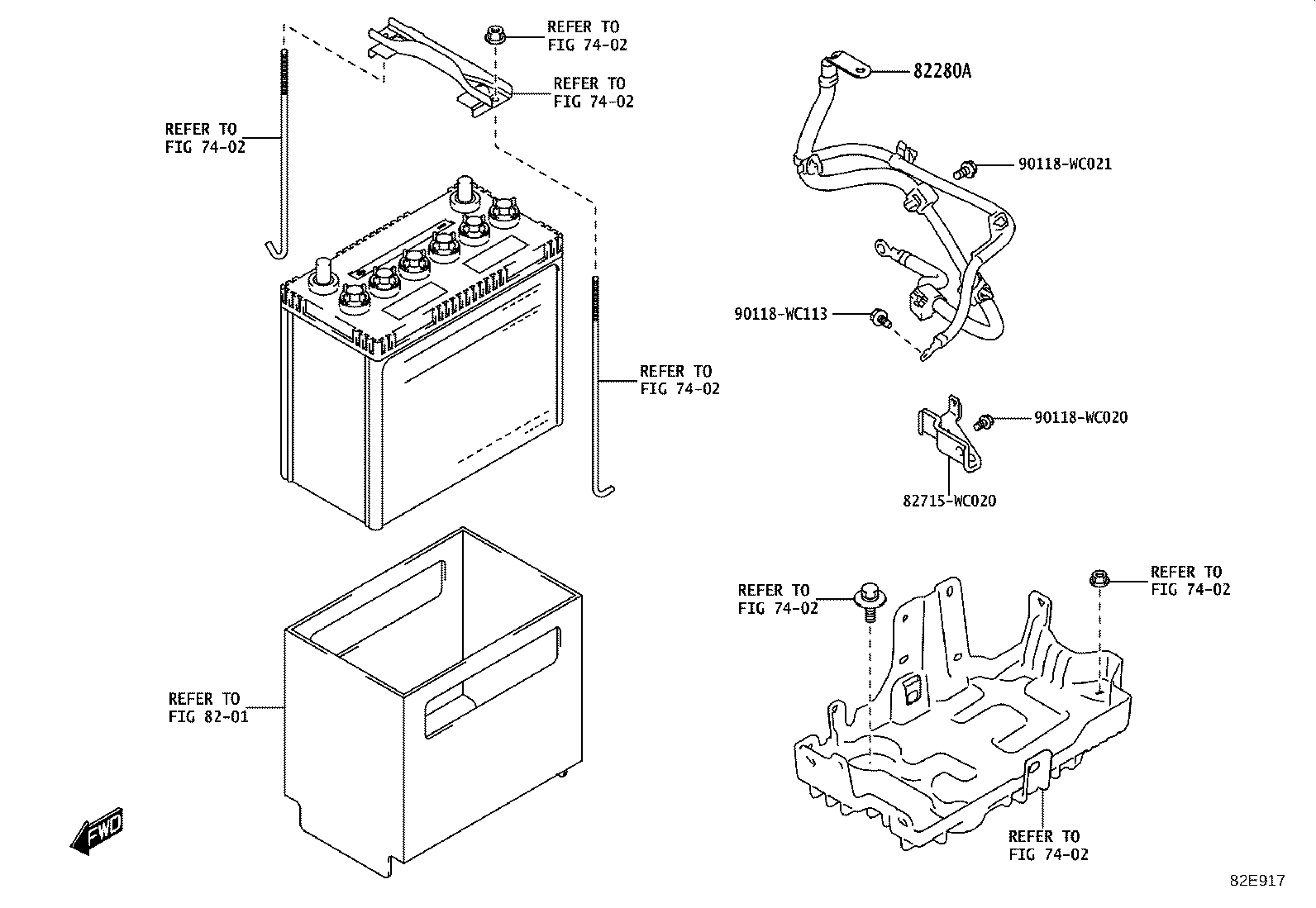 82817-WC014 PROTECTOR, WIRING HARNESS, NO.2 product image