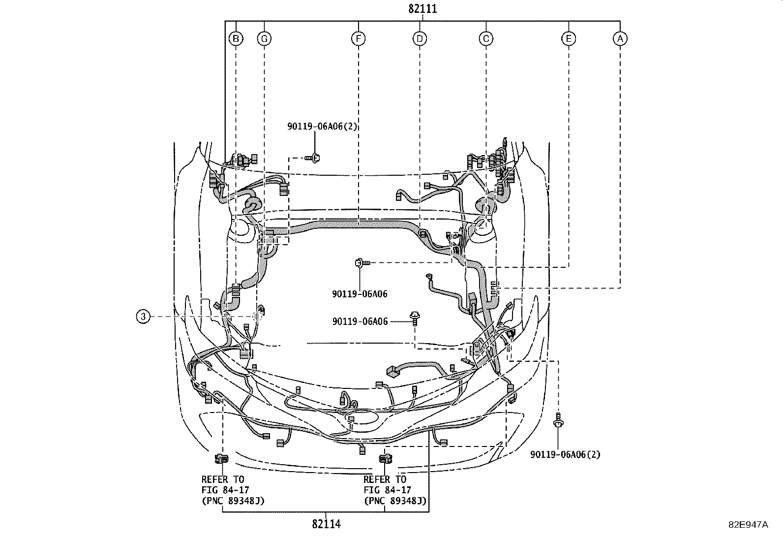 82121-06R40 WIRE, ENGINE product image