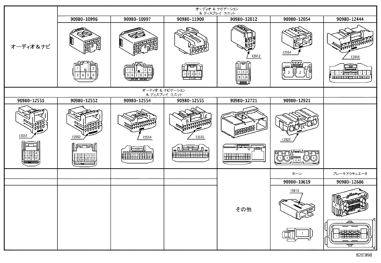 82142-60850 WIRE, INSTRUMENT PANEL, NO.2 product image