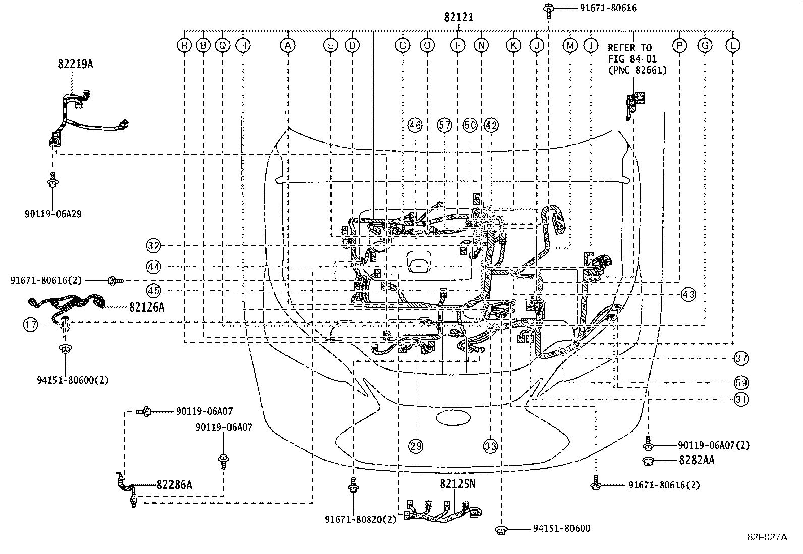 82817-42F90 PROTECTOR, WIRING HARNESS, NO.2 product image
