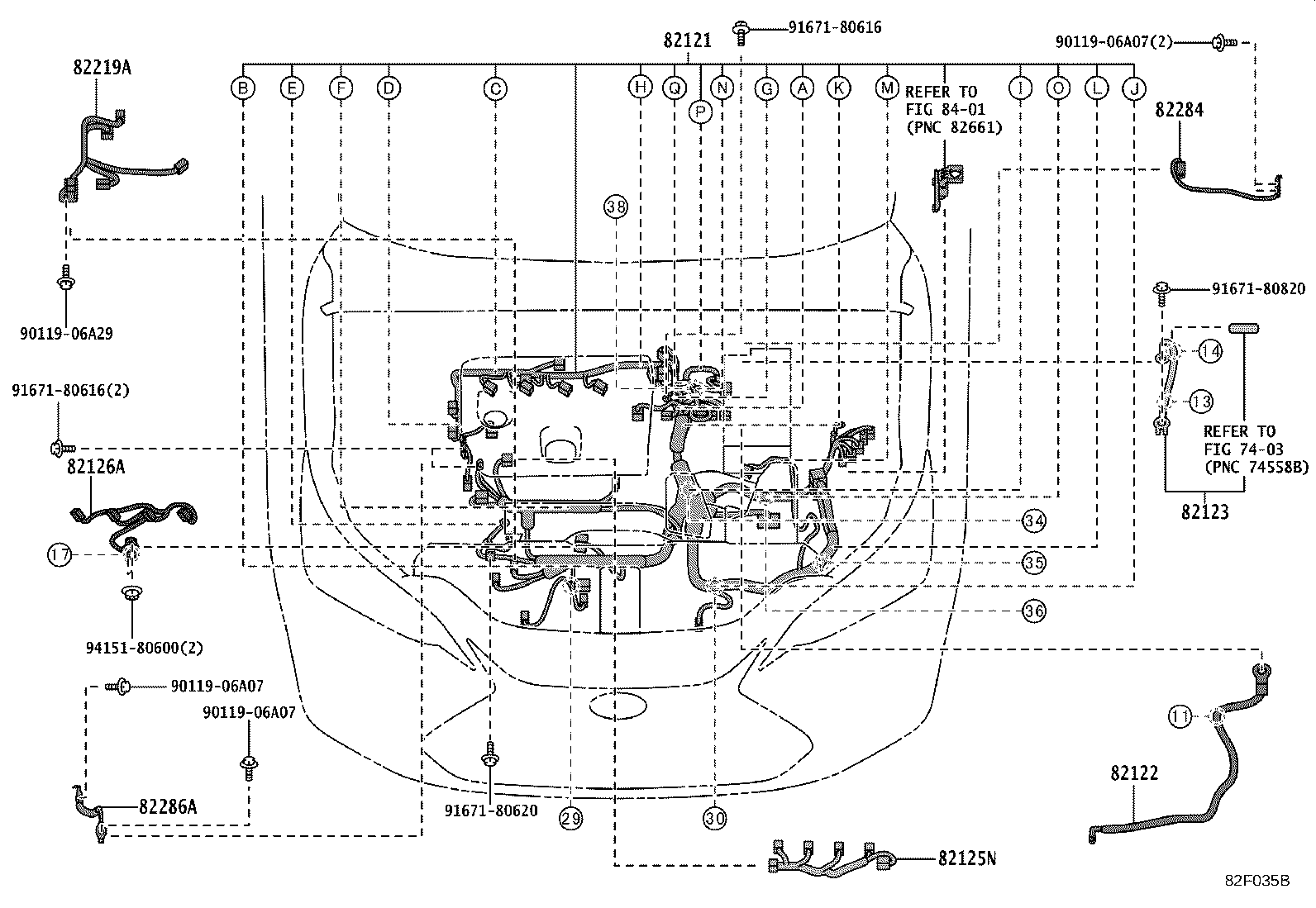 82143-78050 WIRE, INSTRUMENT PANEL, NO.3 product image