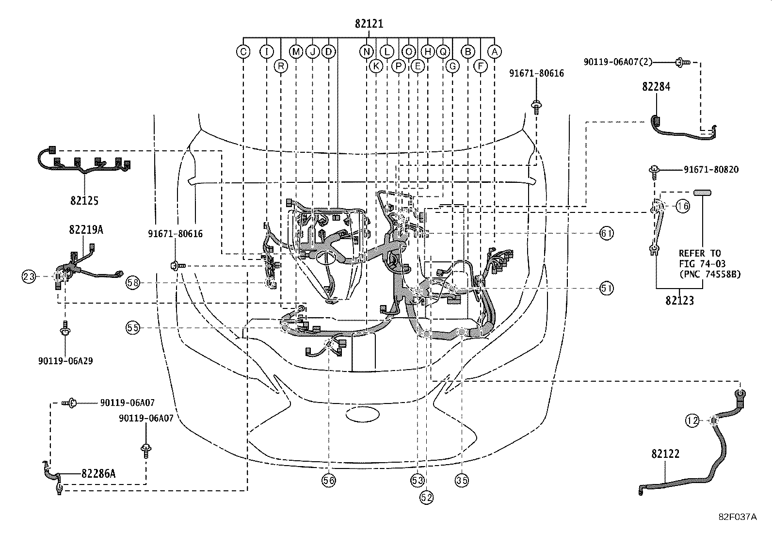 82143-78050 WIRE, INSTRUMENT PANEL, NO.3 product image
