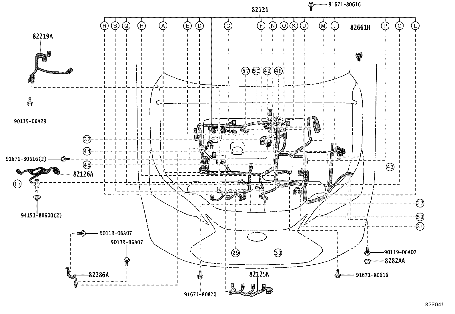 82143-78050 WIRE, INSTRUMENT PANEL, NO.3 product image