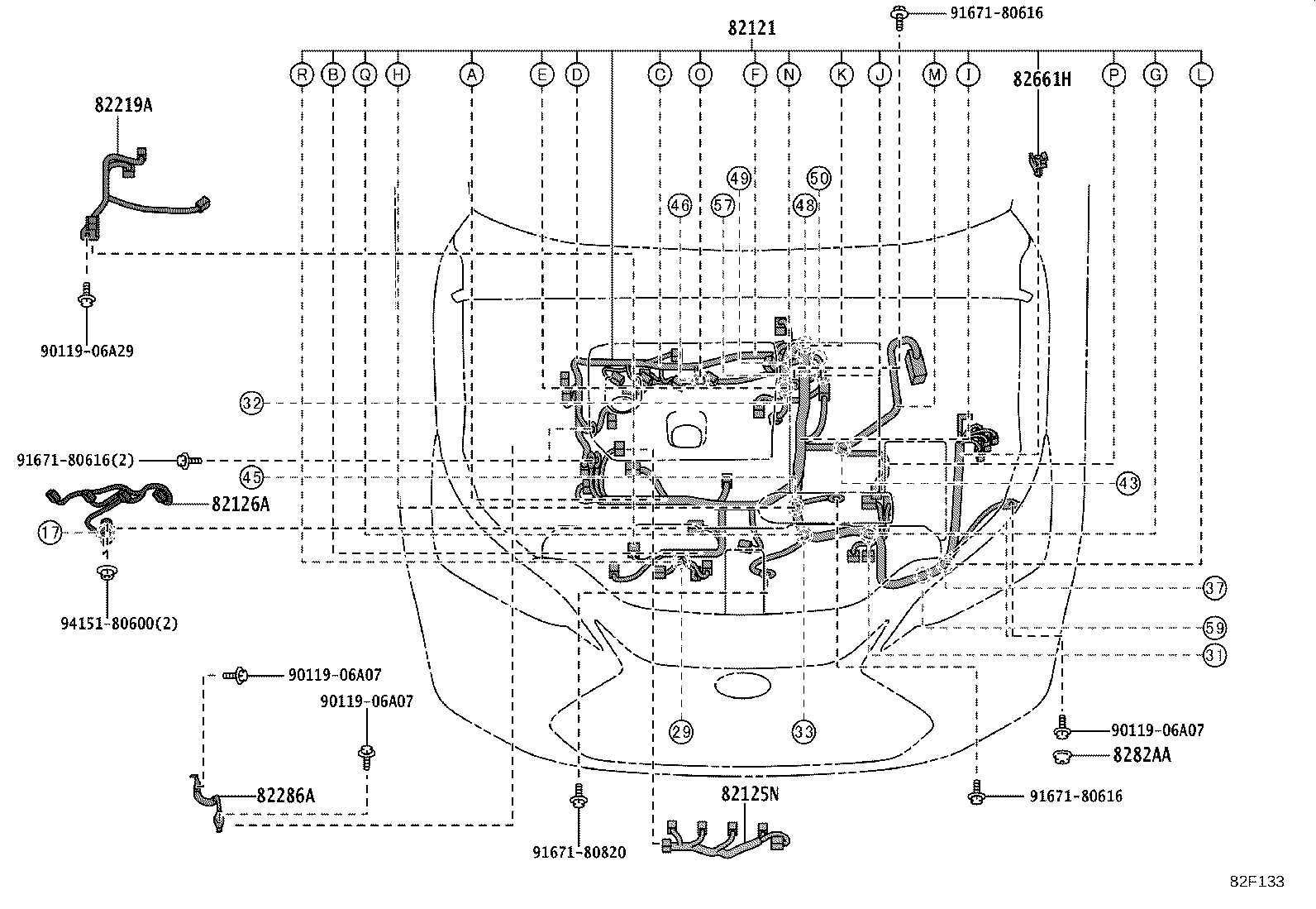 82164-78080 WIRE, FRAME product image