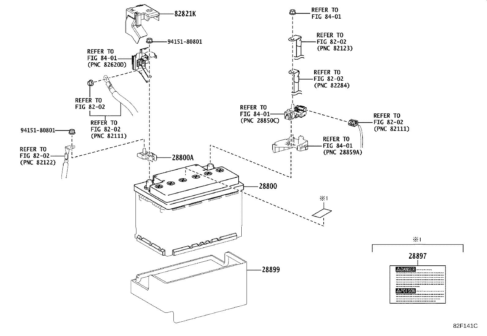 Toyota 28885-25040 HOSE, BATTERY