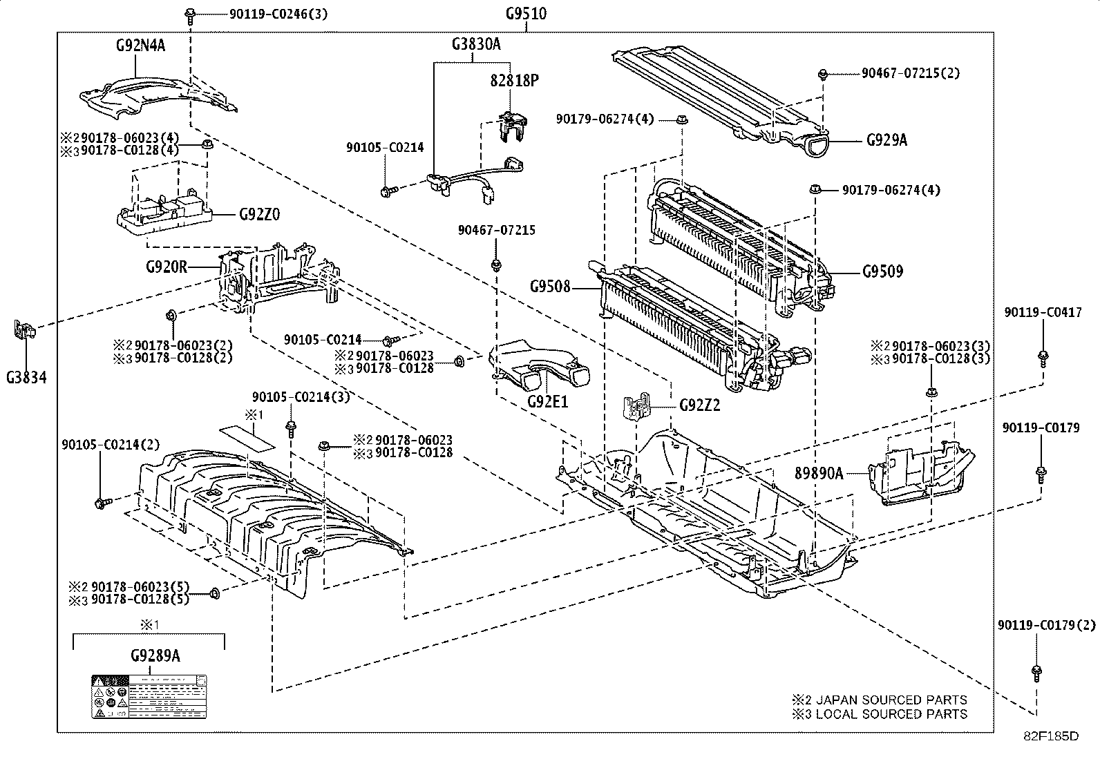 89890-42130 COMPUTER ASSY, BATTERY product image