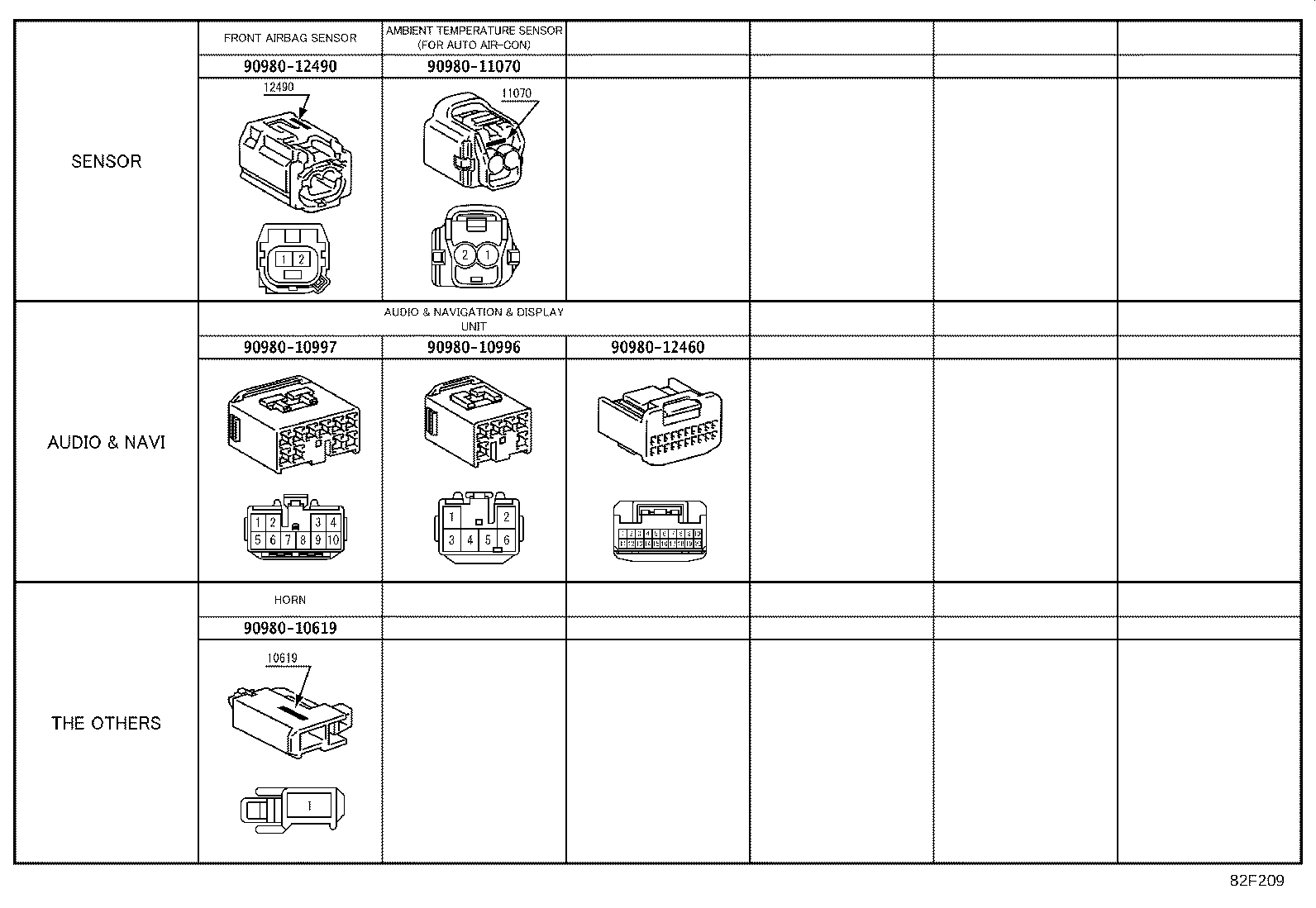 82712-28550 PROTECTOR, WIRING HARNESS, NO.1 product image