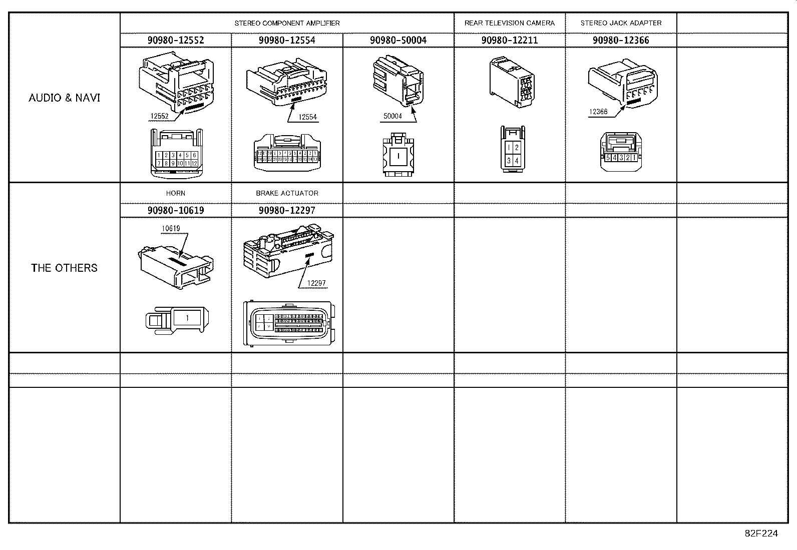 82112-53290 WIRE, ENGINE ROOM, NO.2 product image