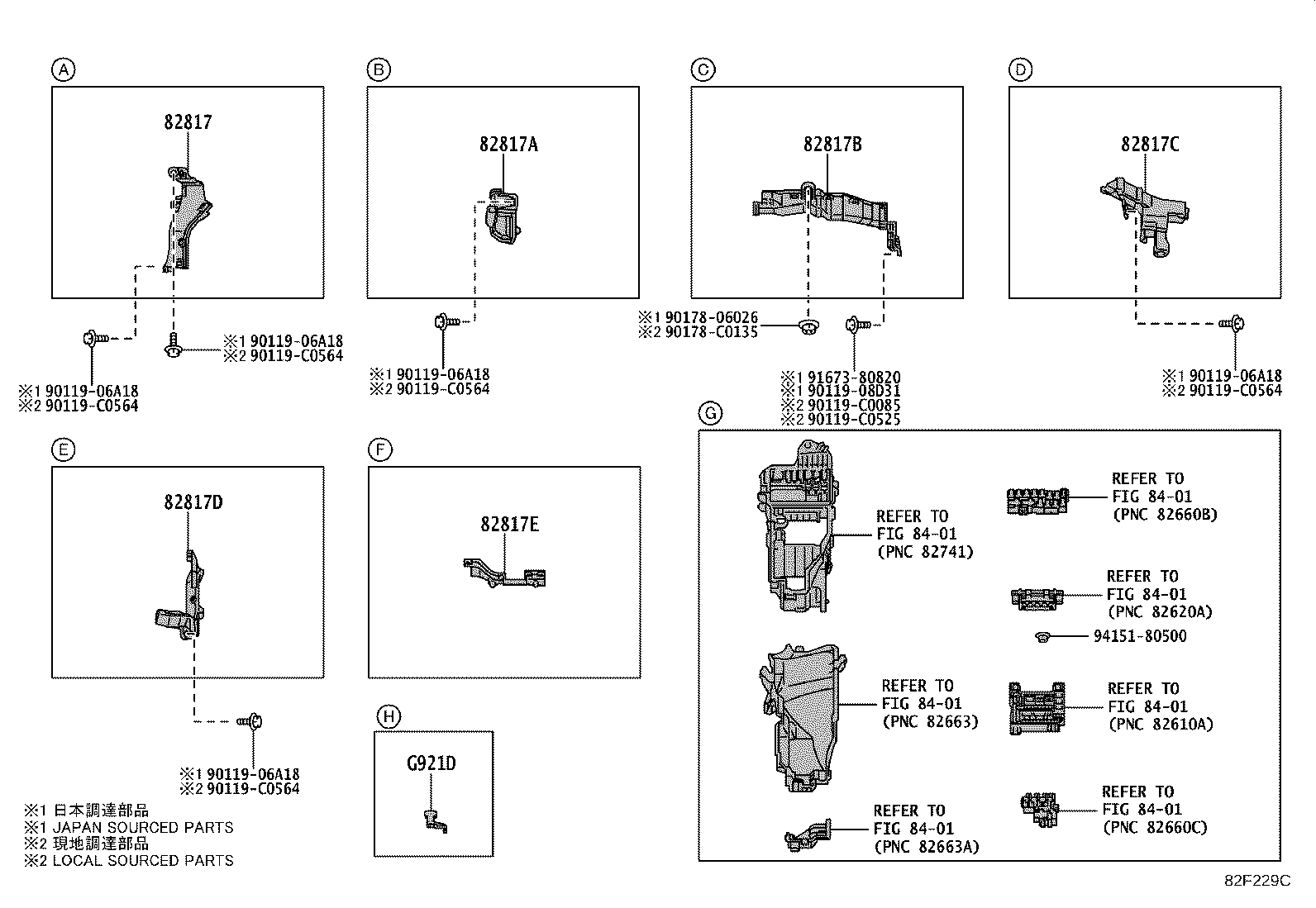 82666-08400 HOLDER, CONNECTOR NO.10 product image