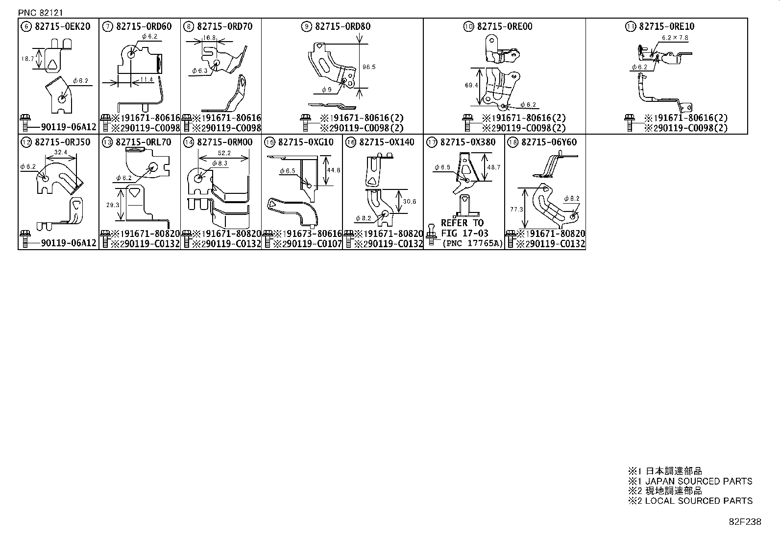 82666-08400 HOLDER, CONNECTOR NO.10 product image