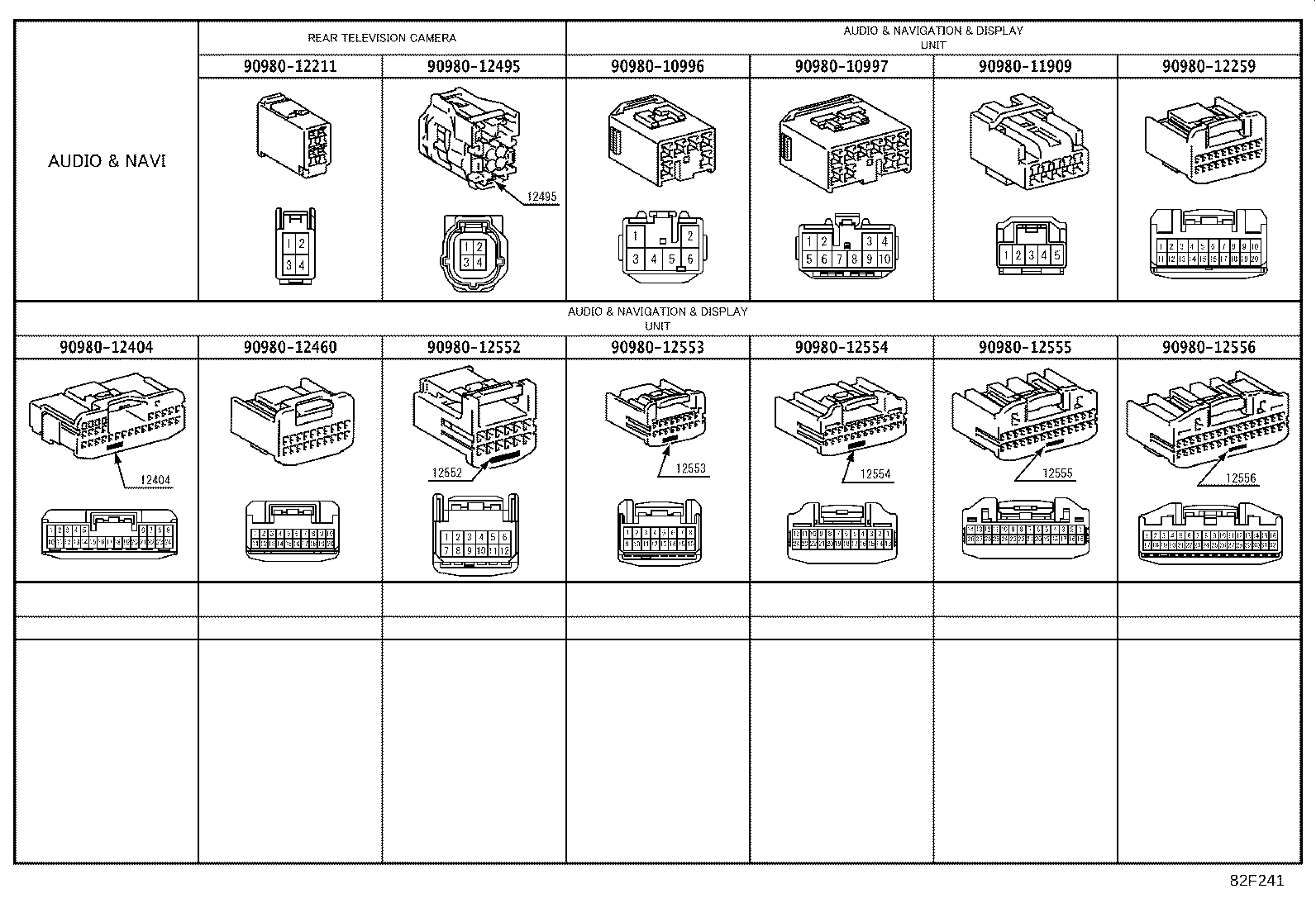 82142-28040 WIRE, INSTRUMENT PANEL, NO.2 product image