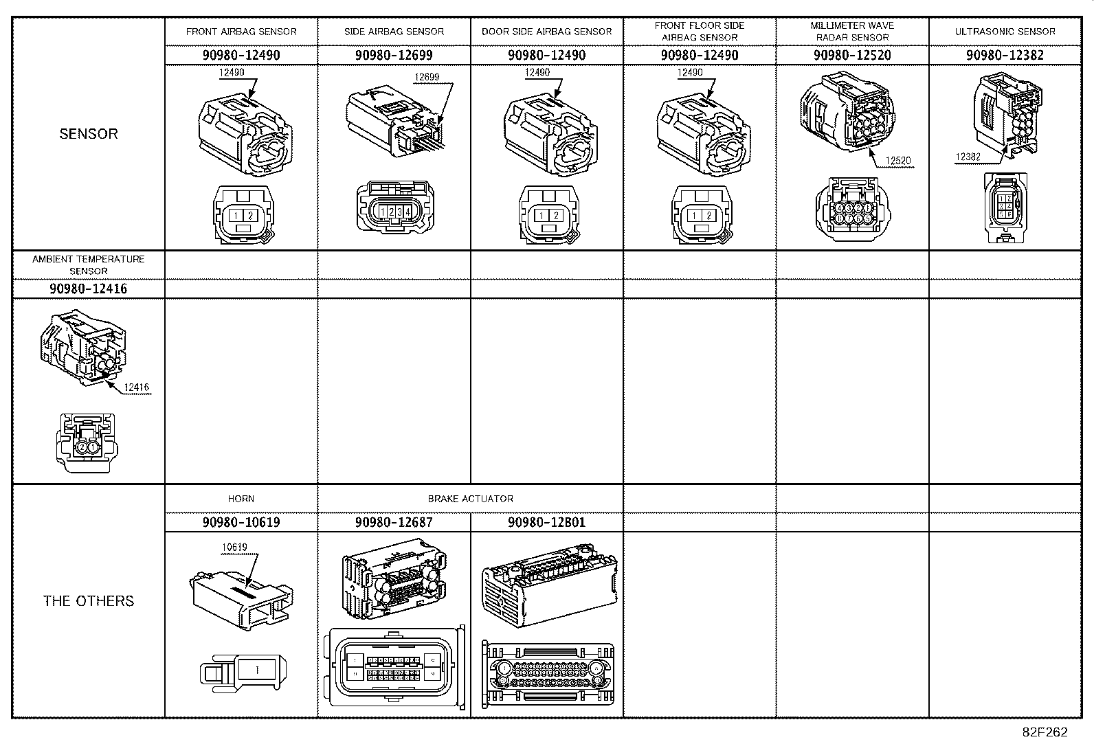 82194-0K040 WIRE, REAR SEAT, LH product image