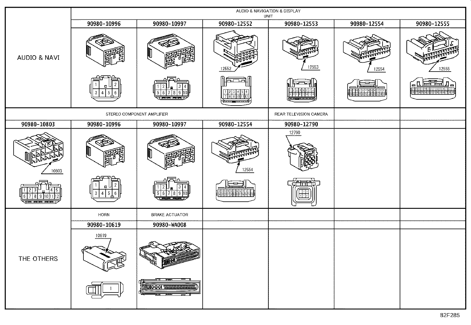 82142-0T192 WIRE, INSTRUMENT PANEL, NO.2 product image