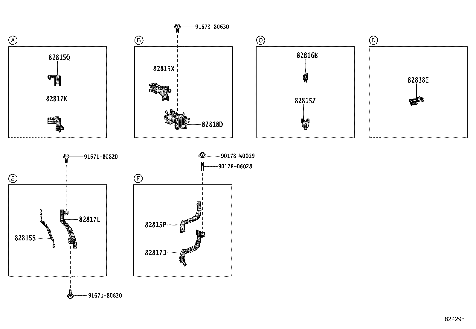 82817-K0750 PROTECTOR, WIRING HARNESS, NO.8 product image