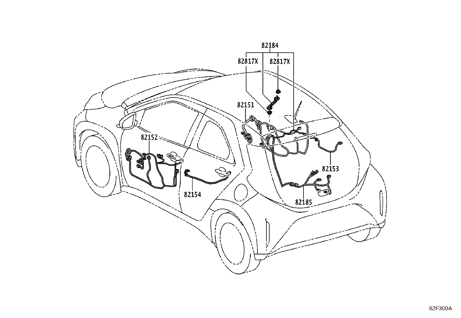 82817-K0750 PROTECTOR, WIRING HARNESS, NO.8 product image