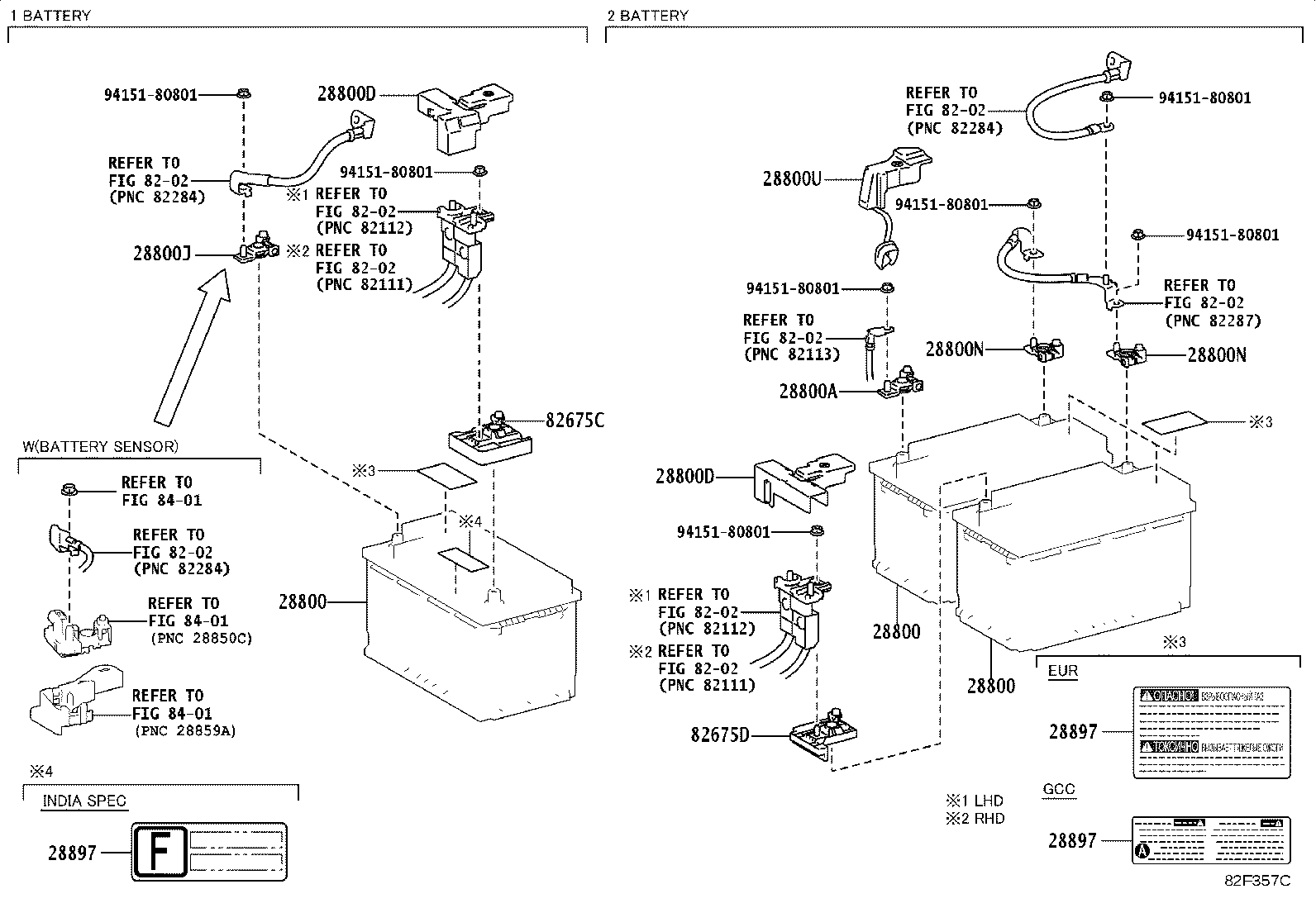 Toyota 82821-60880 COVER, CONNECTOR(FOR BATTERY TERMINAL)