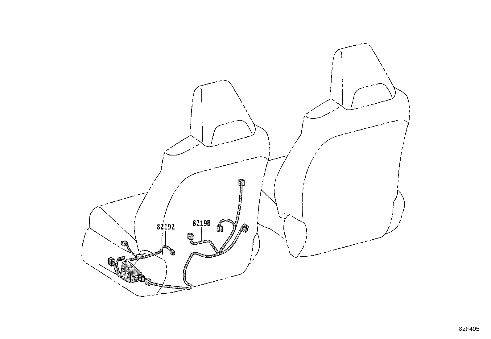 82151-0A830 WIRE, FRONT DOOR, RH product image