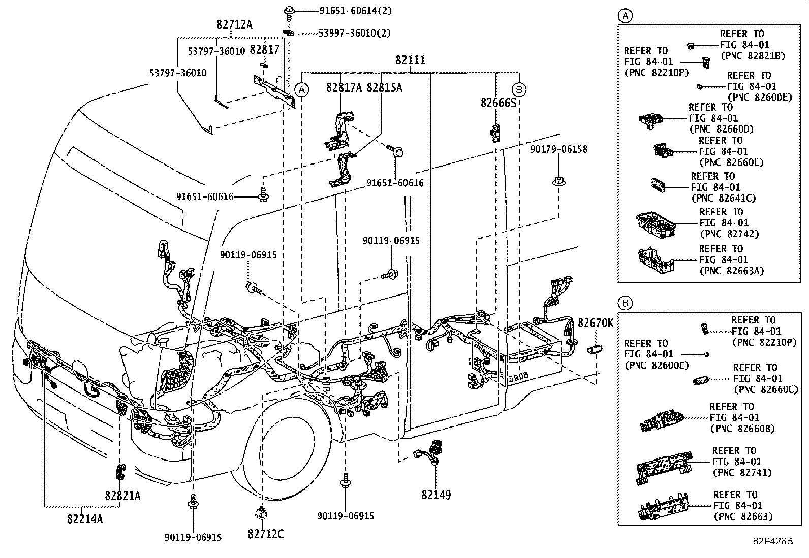 82142-V4050 WIRE, INSTRUMENT PANEL, NO.2 product image