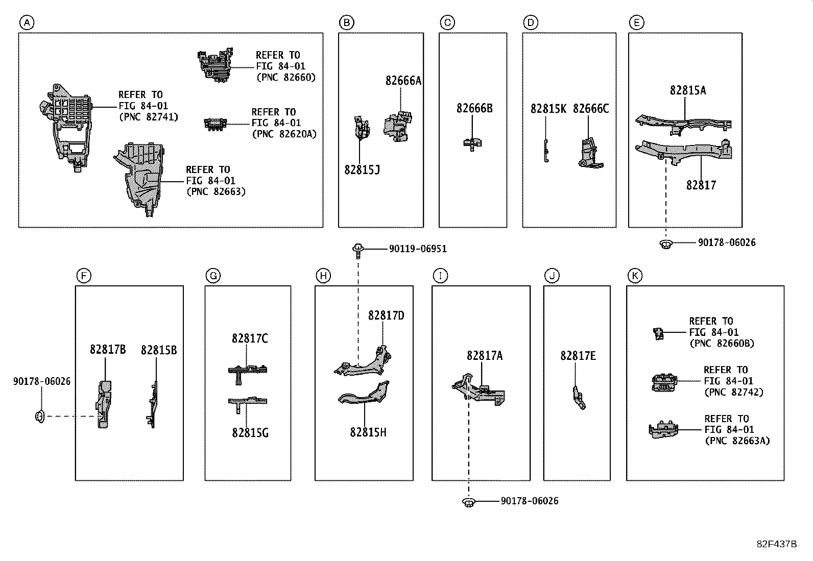 82142-V1010 WIRE, INSTRUMENT PANEL, NO.2 product image