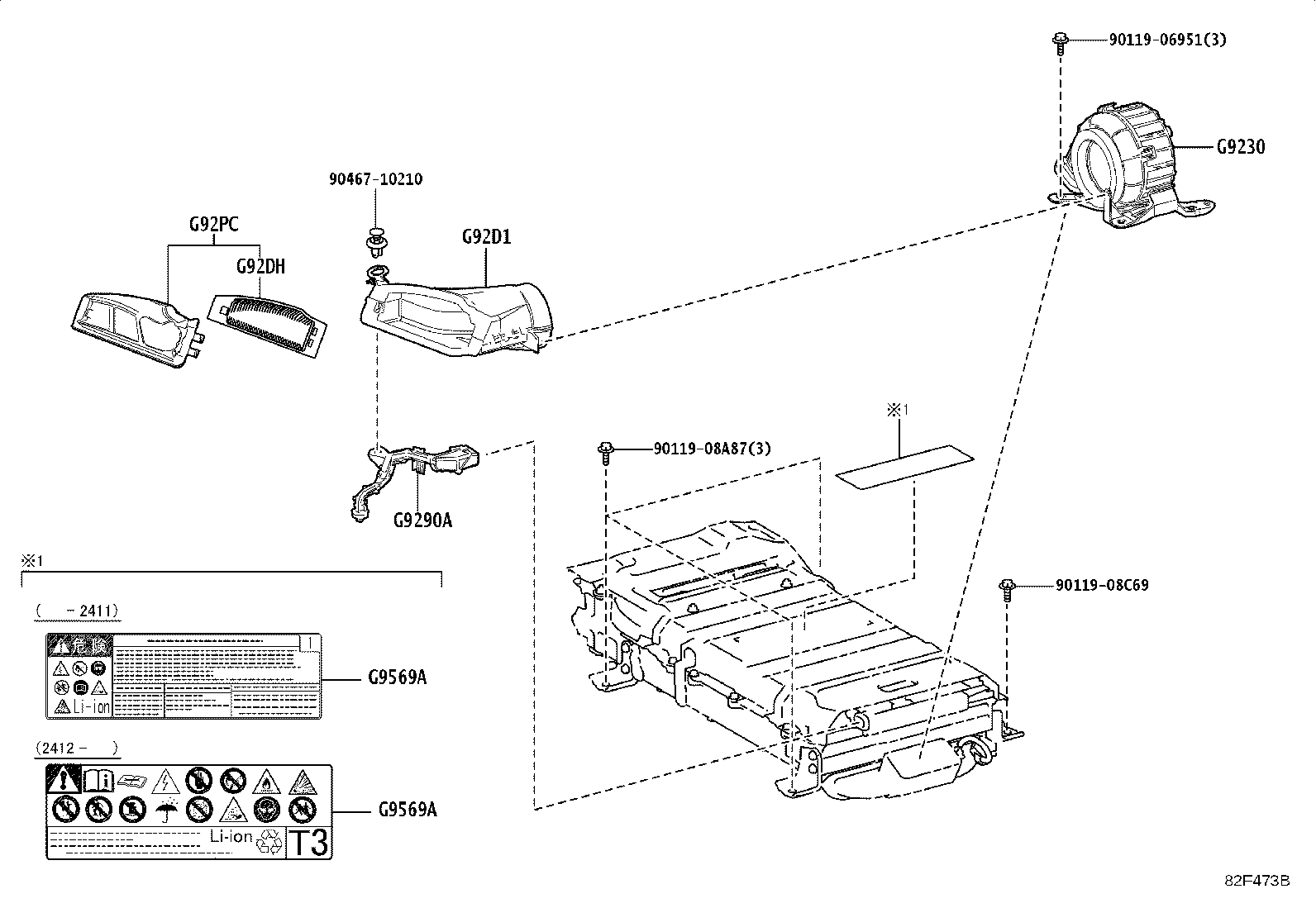89890-28040 COMPUTER ASSY, BATTERY product image