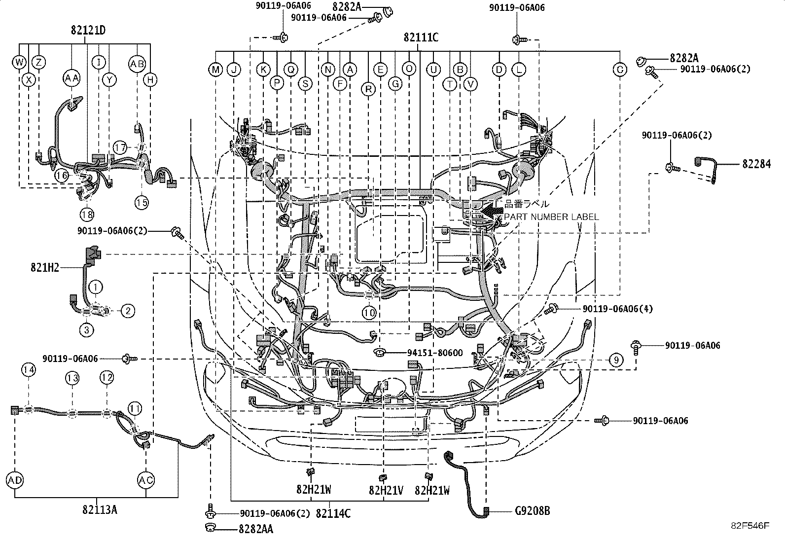 82817-42K80 PROTECTOR, WIRING HARNESS, NO.1 product image
