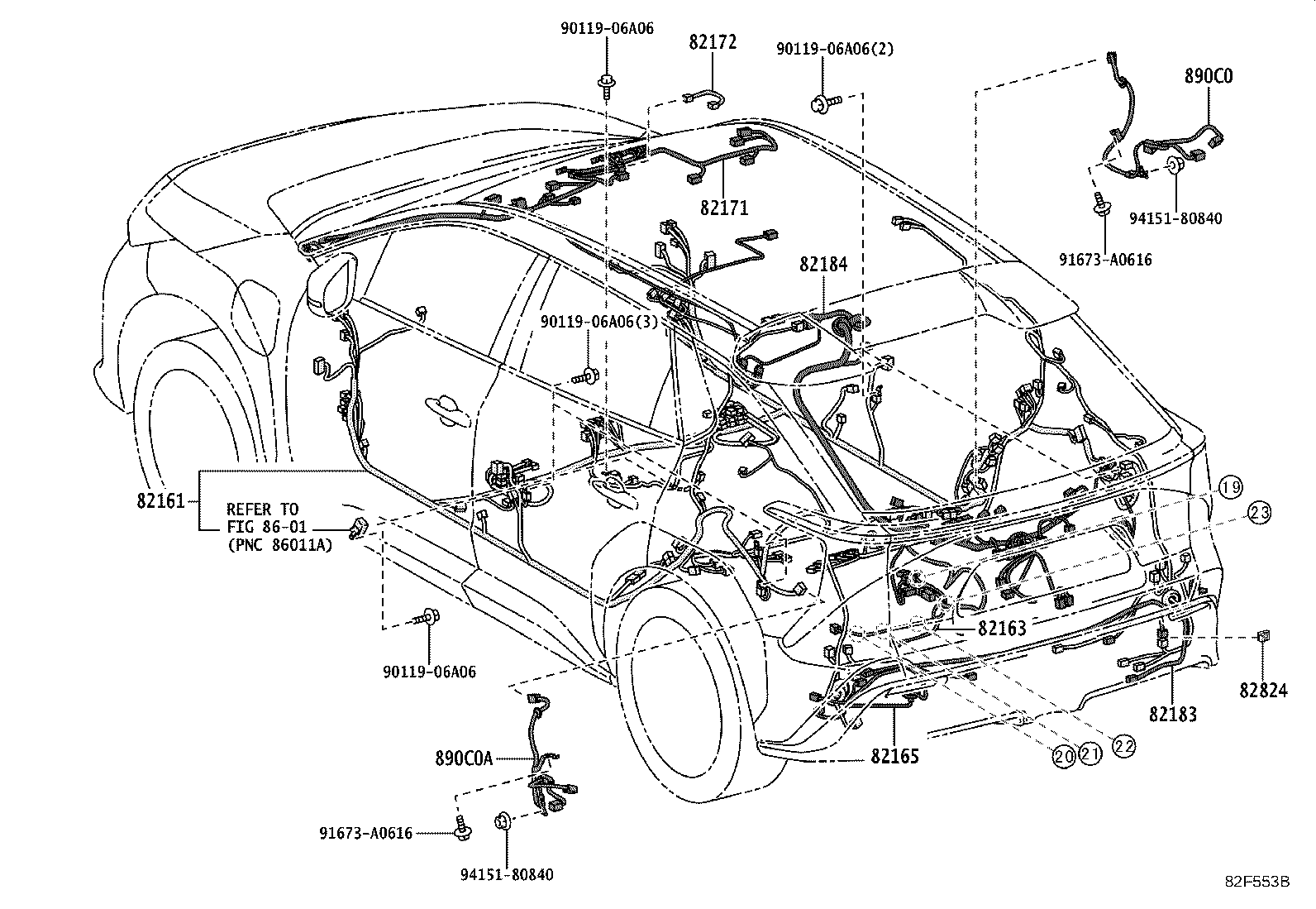 82817-42K80 PROTECTOR, WIRING HARNESS, NO.1 product image