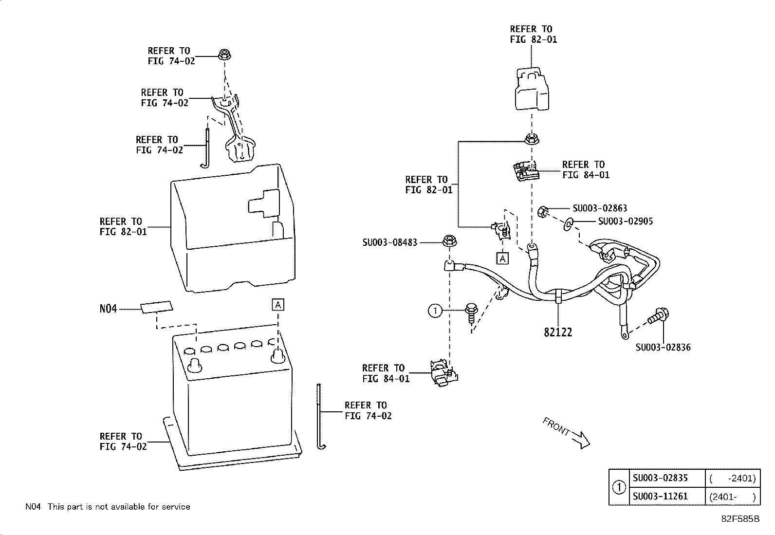 SU003-09986 WIRE, ENGINE, NO.2 product image