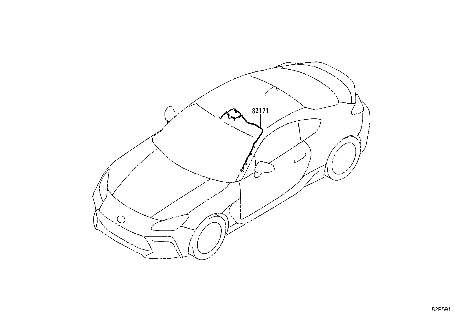 SU003-09986 WIRE, ENGINE, NO.2 product image