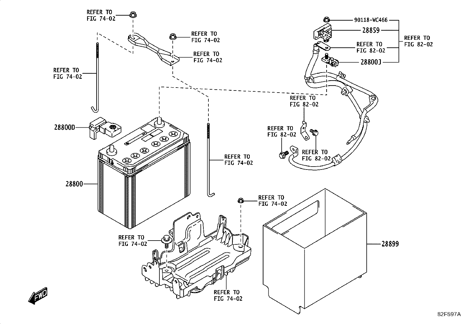 28899-WC002 INSULATOR, BATTERY product image