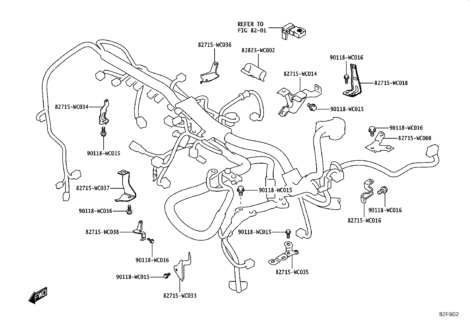 67923-WC002 PROTECTOR, WIRING HARNESS, NO.14 product image