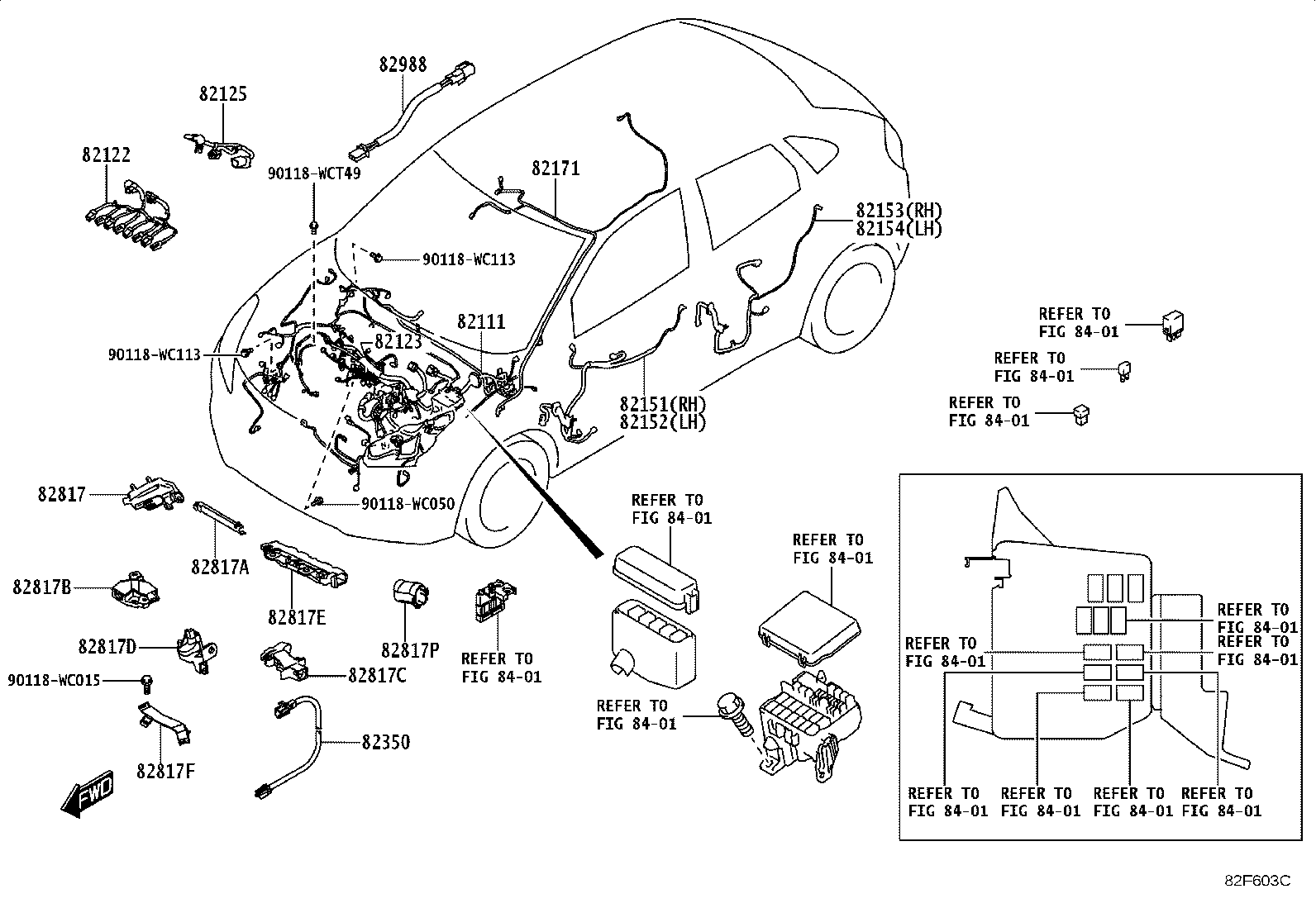 67923-WC002 PROTECTOR, WIRING HARNESS, NO.14 product image