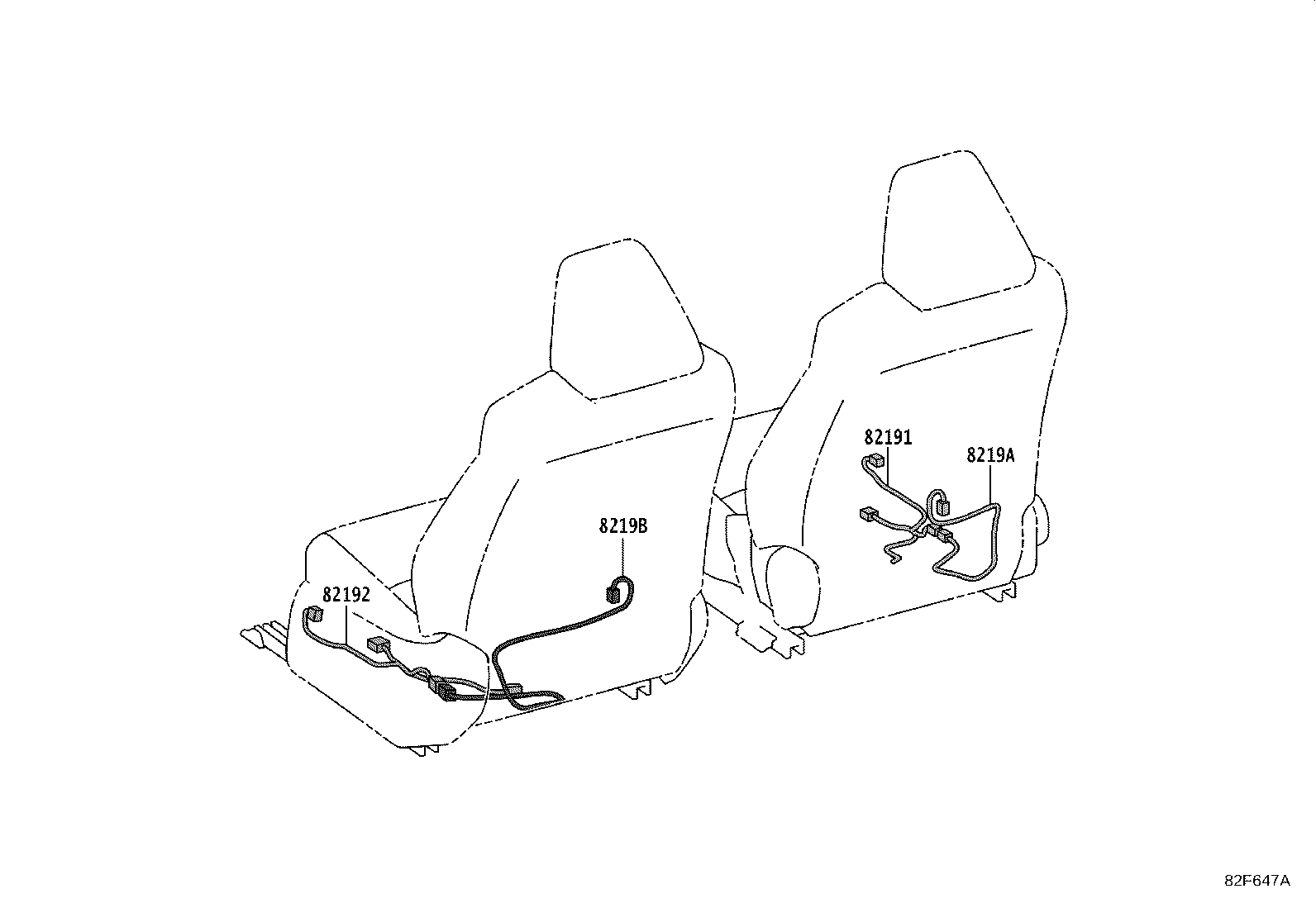 82817-0DF70 PROTECTOR, WIRING HARNESS, NO.7 product image