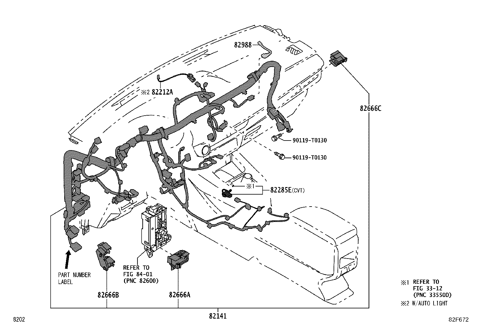 82124-BZ030 WIRE, ENGINE, NO.4 product image