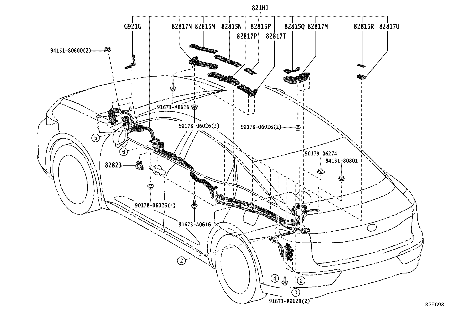 82111-3FD50 WIRE, MOTOR COMPARTMENT, MAIN product image