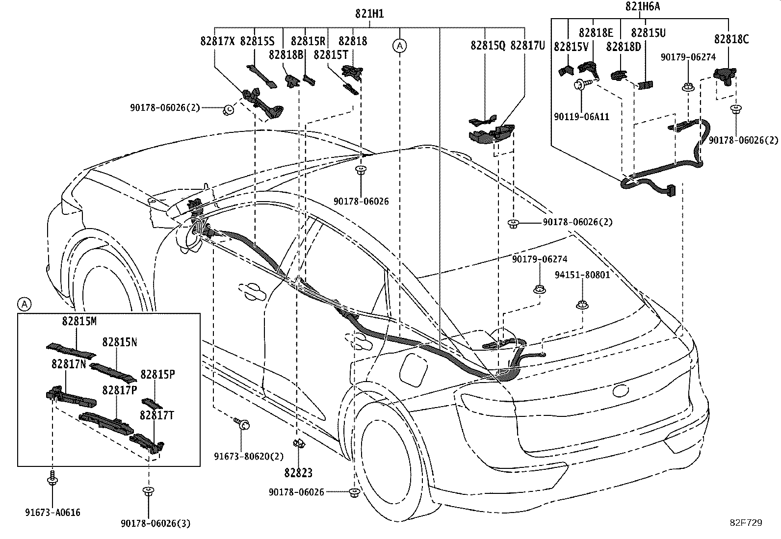 82111-3FN20 WIRE, MOTOR COMPARTMENT, MAIN product image