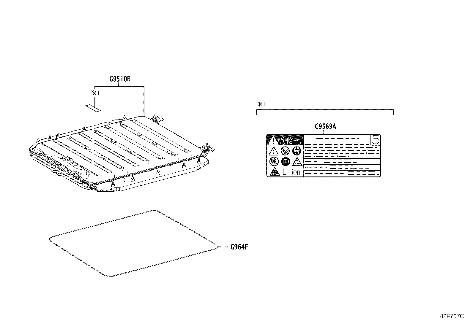 G9510-0R033 BATTERY ASSY, EV SUPPLY product image