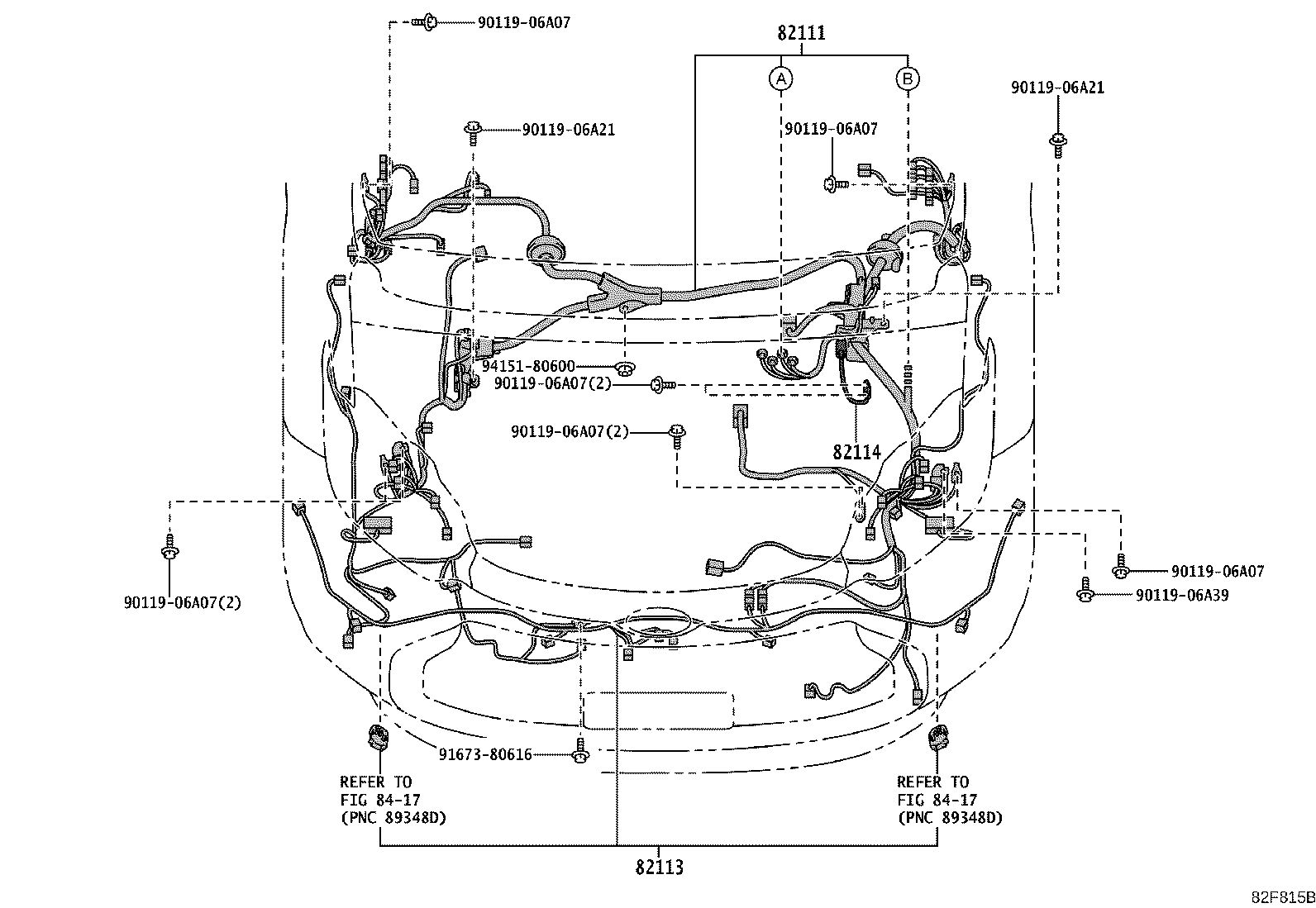 82817-52N90 PROTECTOR, WIRING HARNESS, NO.2 product image